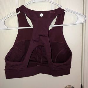 Lululemon exercise bra Burgundy